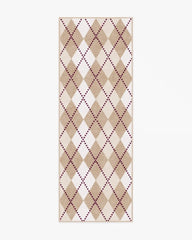 143 Argyle Khaki & Cream Rug by Humberto Leon