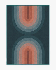 Absida Teal Rug