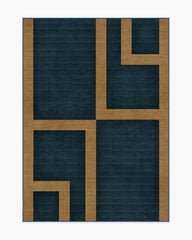 Aldo Indigo & Ochre Rug by The Local Project