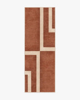 Aldo Terracotta & Cream Rug by The Local Project
