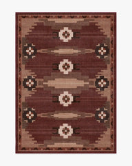 Annika Rust Red Rug