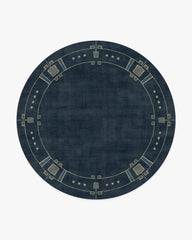 Avery Midnight Blue Rug by Architectural Digest
