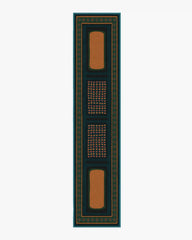 Nerissa Teal & Gold Rug by Architectural Digest