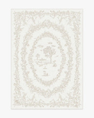 Bashful Bunny Toile Ivory Rug