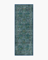 Blackthorn Navy Rug by Morris & Co.