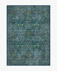 Blackthorn Navy Rug by Morris & Co.
