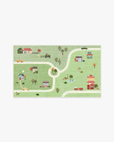 About Town Green Rug