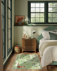 About Town Green Rug