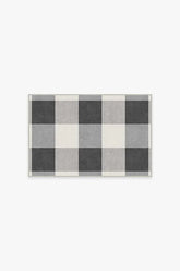 Buffalo Plaid Black & White Rug