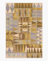 Cadra Ochre Rug by Jungalow