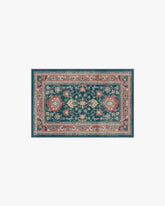 Calabria Navy & Cayenne Rug