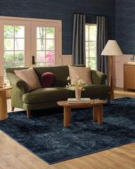 Christelle Silhouette Midnight Blue Rug by Liberty