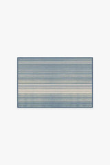Coastal Linear Stripe Slate Rug