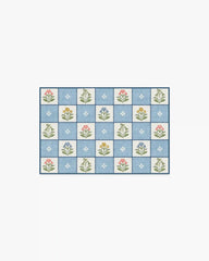 Cottage Trellis Blue Rug