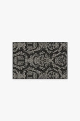 Dark Side Damask Charcoal Rug