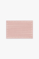 Dot Border Pink Rug