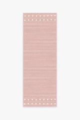 Dot Border Pink Rug