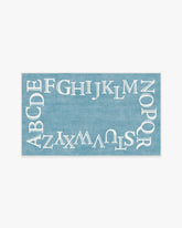 Easy as ABC Slate Blue Rug