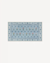 Ella Slate Blue Rug by Anthropologie