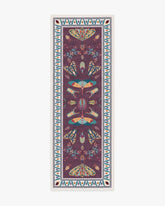Flutterby Burgundy Rug by Iris Apfel