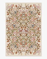 Foxglove Forest Cream Multicolor Rug
