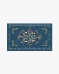 Friendship Garden Blue Multicolor Rug