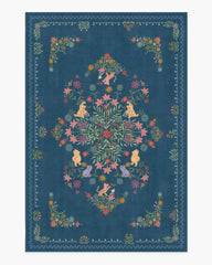 Friendship Garden Blue Multicolor Rug