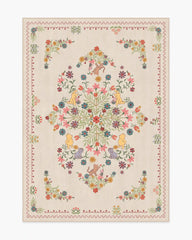 Friendship Garden Cream Multicolor Rug