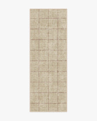 Glen Plaid Camel & Burgundy Rug