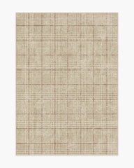 Glen Plaid Camel & Burgundy Rug