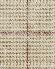 Glen Plaid Camel & Burgundy Rug