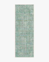 Glen Plaid Green & Gold Rug