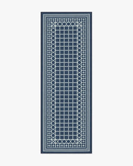 Palm Beach Navy Rug by Gray Malin