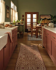 Hearthstone Natural & Amber Rug