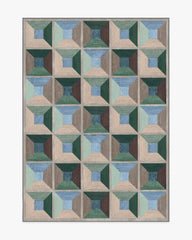 Hedra Soft Teal Rug