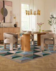 Hedra Soft Teal Rug