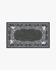 Humberto's Bandana Soft Black Rug by Humberto Leon
