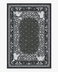 Humberto's Bandana Soft Black Rug by Humberto Leon