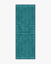 Inkdrop Blue & Teal Rug by Jonathan Adler
