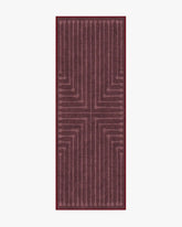Inkdrop Burgundy Rug by Jonathan Adler