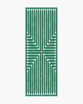 Inkdrop Green Rug by Jonathan Adler
