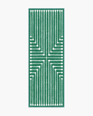 Inkdrop Green Rug by Jonathan Adler