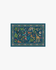 Jingle Jungle Royal Blue Rug by Iris Apfel