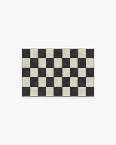 Jaque Checkered Black Rug