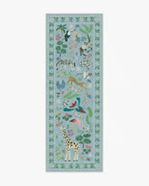 Jingle Jungle Slate Blue Rug by Iris Apfel