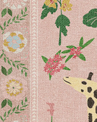 Jingle Jungle Soft Pink Rug by Iris Apfel