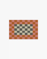 Checker Border Pink & Orange Rug by Jonathan Adler