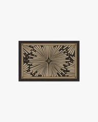 Gatsby Black & Gold Rug by Jonathan Adler