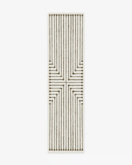 Inkdrop Camel & Ivory Rug by Jonathan Adler