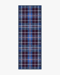 Josa Plaid Burgundy & Blue Rug by Humberto Leon